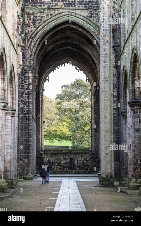 Kirkstall Abbey Leeds West Yorkshire England Uk Stock Photo Alamy