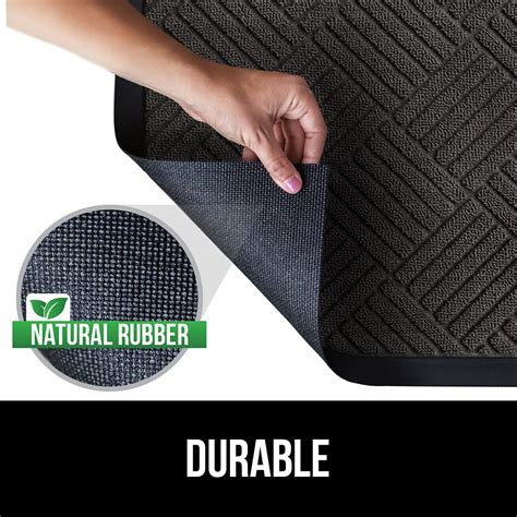 Gorilla Grip Original Durable Rubber Door Mat X Heavy Duty