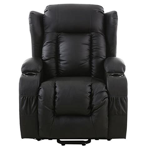 Caesar Electric Rise Recliner Winged Leather Armchair