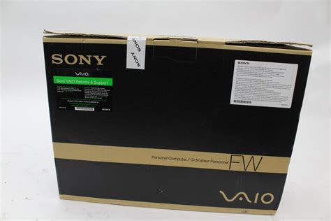 Sony Vaio Personal Computer VGN FW351J H Property Room