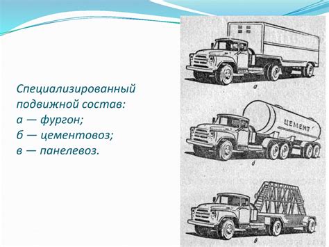 Подвижной состав автомобильного транспорта - презентация онлайн