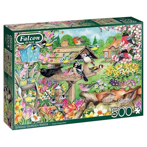 Buy Jumbo Falcon De Luxe Spring Garden Birds Jigsaw Puzzles For