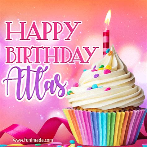 Happy Birthday Atlas Lovely Animated  — Download On