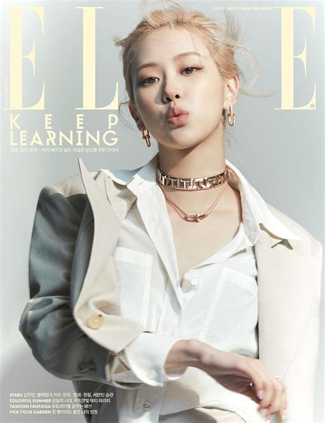 Blackpink Rosé For Elle Korea Magazine June Issue Trends In Depth K