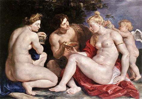 Pierre Paul Rubens V Nus Cupidon Bacchus Et C R S Tableau De Grands