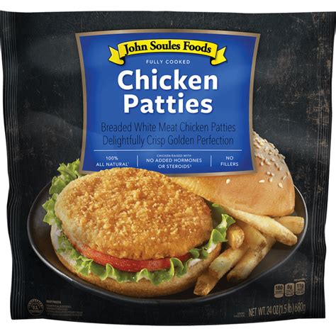 Fully Cooked Breaded Chicken Patties John Soules Foods