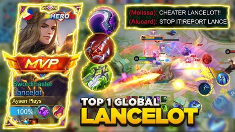 Lancelot New Update Emblem And Build For High Rank Global Lancelot