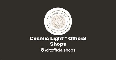 Cosmic Light Official Shops Instagram Linktree