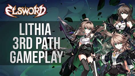 Elsword Official Lithia 3rd Path Gameplay Trailer Youtube