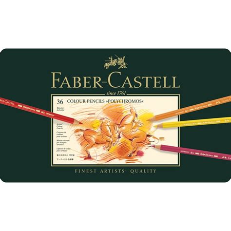 Polychromos Fargeblyanter Metalletui 36 Pakning Faber Castell Adlibris