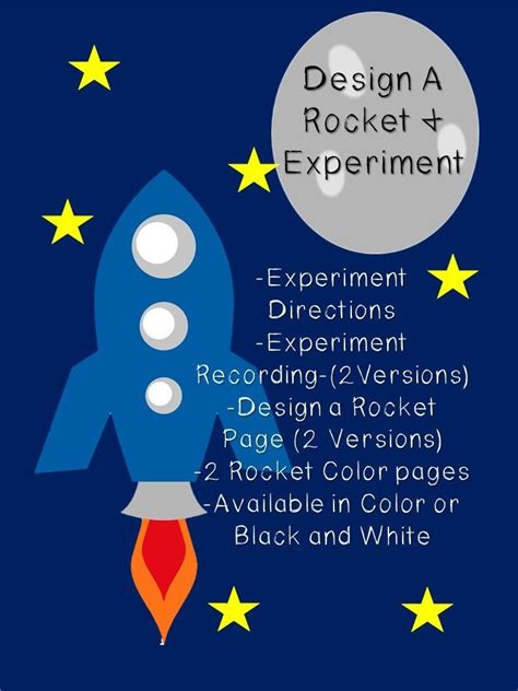 Rocket Experiment and Design Activity | Experiments, Fun science, Kids ...