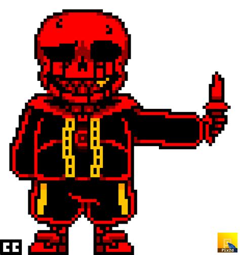 Killerfell Sans Sans Sprite By Cooperclimbart On Deviantart