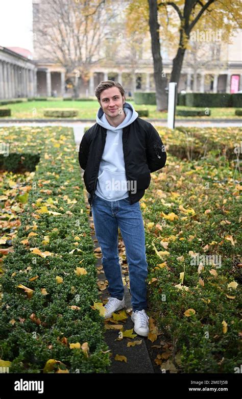 Berlin Germany Th Nov Actor Jannik Sch Mann During A Walk In