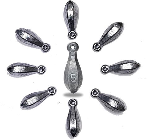 Amazon Bank Sinker Fishing Weights Sinkers Saltwater Bullet Lead