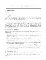 Hw Sol Cse Algorithms And Complexity Yufeng Wu Spring