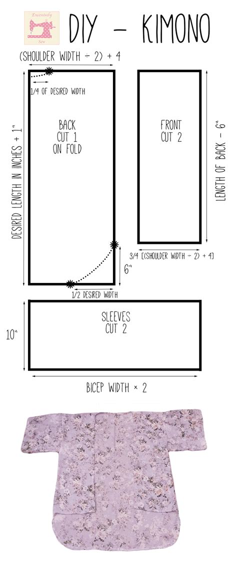 Printable Kimono Pattern Free