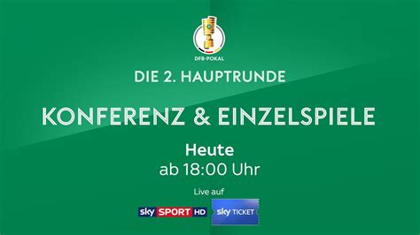 DFB Pokal Übertragung: Heute live auf Sky - Update | Fußball News | Sky ...