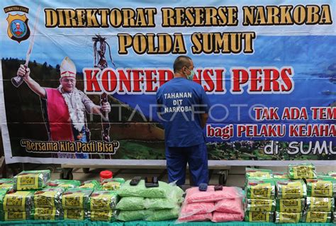 Polda Sumut Gagalkan Penyelundupan Kg Sabu Antara Foto