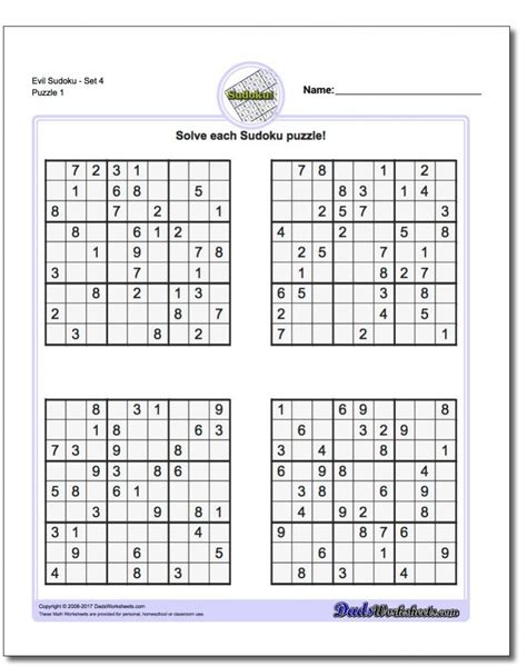 Sudoku Printable Sheets 6x6