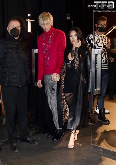 Megan Fox Sexy Seen Flaunting Her Hot Cleavage At The Dolce Gabbana Office In Milan Aznude