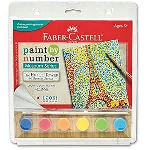 Faber Castell Paint By Number Museum Series The Eiffel Tower Amazon In