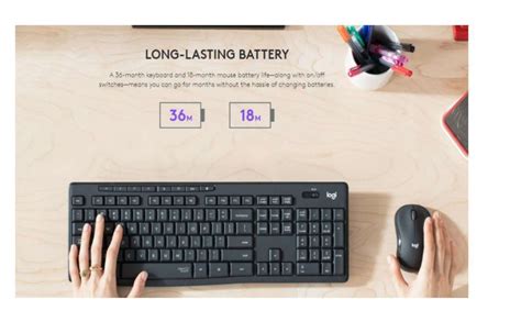 Jual Logitech Mk295 Silent Wireless Combo Keyboard Mouse Original