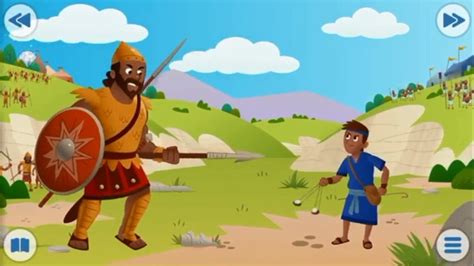 Biblia para Niños - David y Goliat - 1 Samuel 16-17 - YouTube