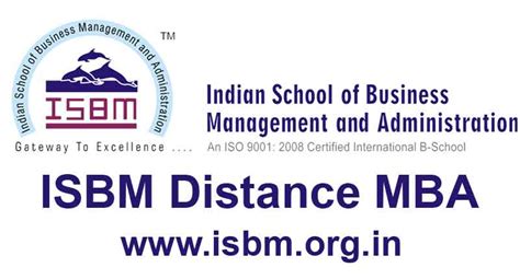 ISBM Distance MBA- Indian School of Business Management