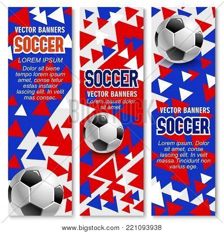 Soccer Ball Banner Vector & Photo (Free Trial) | Bigstock