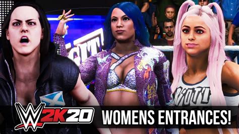 Wwe K All Womens Entrances Youtube