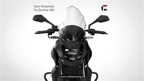 Premium Windshield For Dominar 250 Carbon Racing