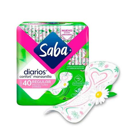 Protectores Diarios Saba Confort Manzanilla Regular Pzas Walmart