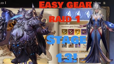 The Best Heros To Use For Gear Raid Stage Watcher Of Realms