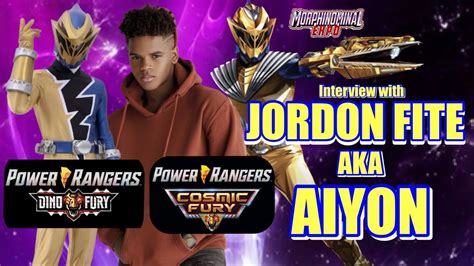 Jordon Fite Interview Aiyon Power Rangers Dino Fury And Power Rangers