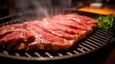 Fondo Bistec De Carne Se Est Cocinando En Una Sart N A La Parrilla