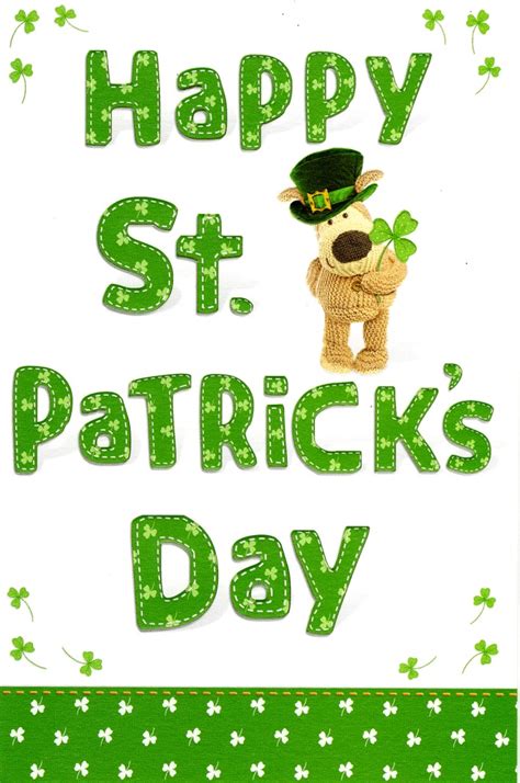 Boofle Happy St Patricks Day Greeting Card Cards Love Kates