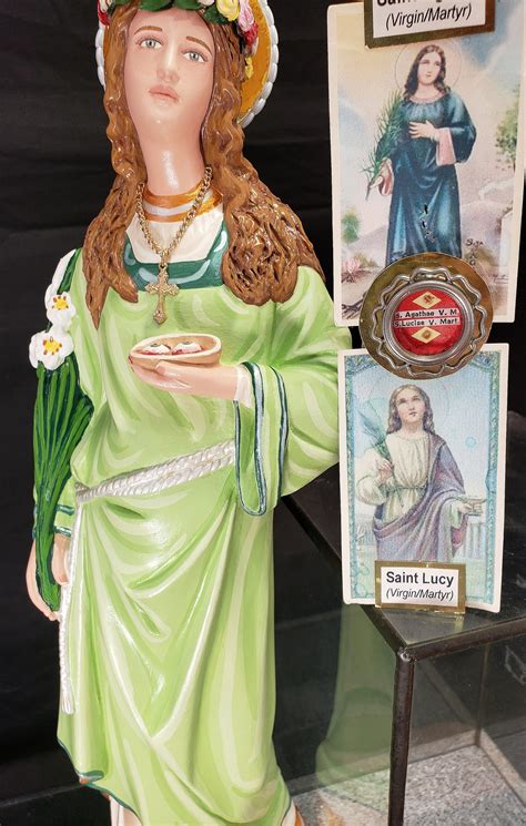 St Lucy 18 Saint Religious Catholic Christian Statues