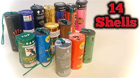 Canister Shell Firework Comparison Youtube