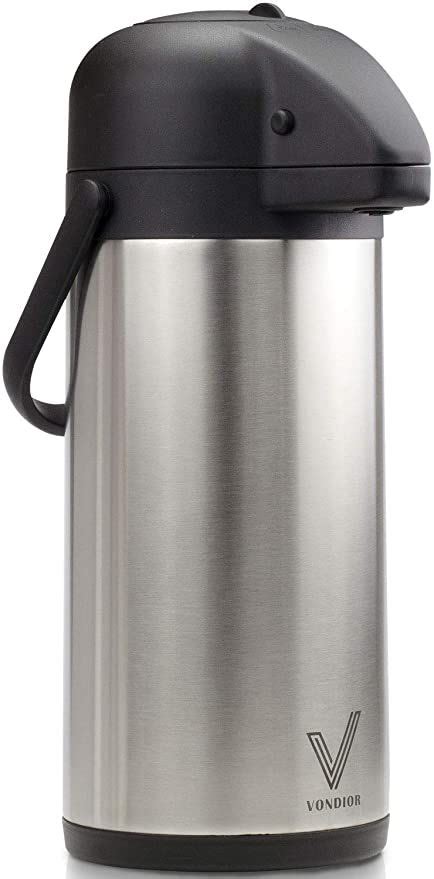 64 Oz Airpot Coffee Dispenser With Pump Insulated Thermal Coffee