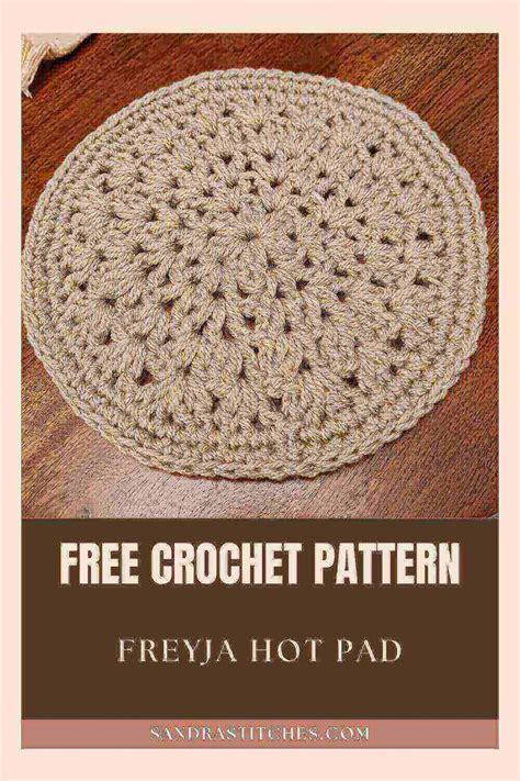 Free Crochet Hot Pad Pattern Crochet Hot Pads Crochet Pot Holders Free Pattern Hot Pads