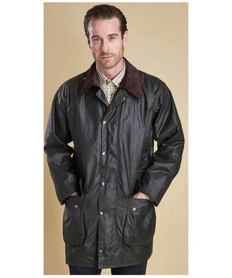 Mens Barbour Border Waxed Jacket