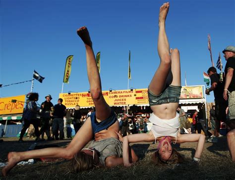 Glastonbury Sex Drugs Rock N Roll Und Ein Prinz DER SPIEGEL