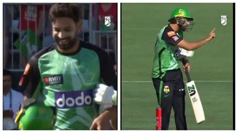 WATCH Haris Rauf Walks Out To Bat Without His Pads In The Big Bash League