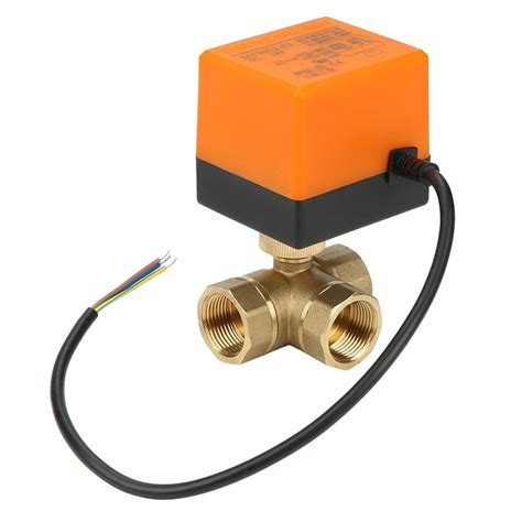 Buy Electric Switch Actuator Motorized Ball Valve DC 24V Water