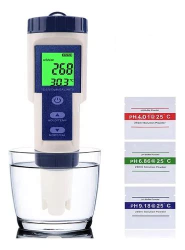 Medidor Multiparamétrico Ph Ec Tds Salinidad Temperatura C N Cuotas