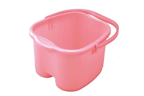 Inomata Foot Detox Massage Pink Spa Bucket