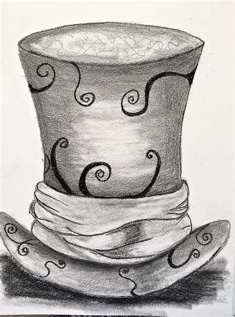 Mad Hatter Hat Sketch At Explore Collection Of Mad