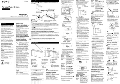 SONY ZS-PE60 BEDIENUNGSANLEITUNG Pdf-Herunterladen | ManualsLib
