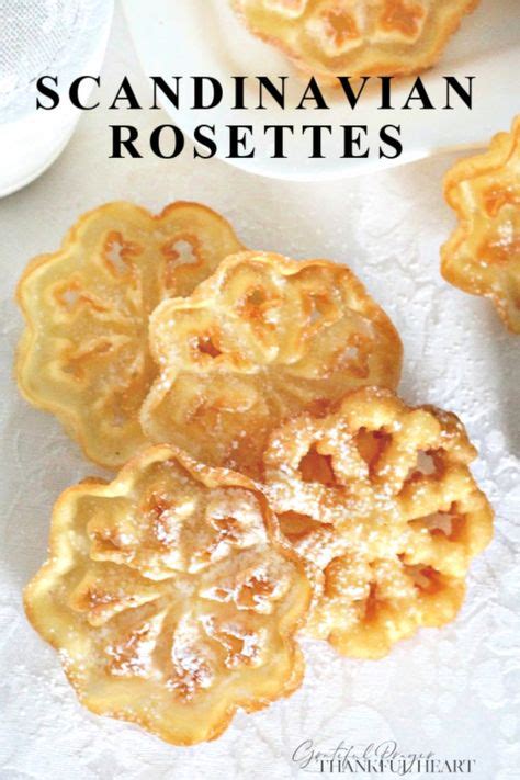 Scandinavian Rosettes Incredible Recipes Food Recipes Food