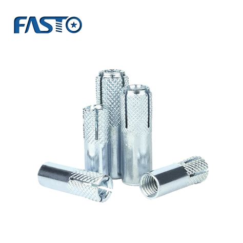 Fastener Carbon Steel Zinc Plated Bolt Drop In Anchor Prices China